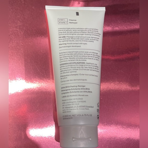 Murad AHA/BHA Exfoliating Cleanser - Picture 3 of 3